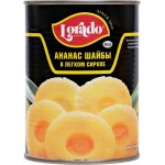 Ананасы ЛОРАДО шайбы в легком сиропе, 580г Ананасы ЛОРАДО шайбы в легком сиропе, 580г