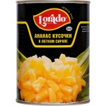 Ананасы ЛОРАДО кусочки в легком сиропе, 580г Ананасы ЛОРАДО кусочки в легком сиропе, 580г