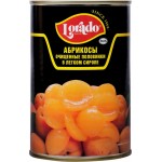 Абрикосы ЛОРАДО половинки в легком сиропе, очищенные, 425г
