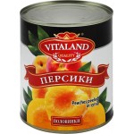 Персики VITALAND половинки, 850мл