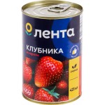 Клубника ЛЕНТА в сиропе, 425мл