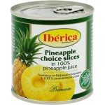 Ананасы отборные IBERICA кольца в 100% ананасовом соке, 435мл Ананасы отборные IBERICA кольца в 100% ананасовом соке, 435мл