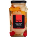 Коктейль фруктовый VEGDA в легком сиропе, 880мл