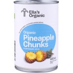 Ананас ЕLLA’S ORGANIC кусочки в ананасовом соке, 420г Ананас ЕLLA’S ORGANIC кусочки в ананасовом соке, 420г
