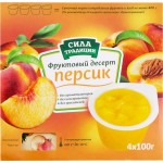 Десерт фруктовый СИЛА ТРАДИЦИИ Персик, 4х100г