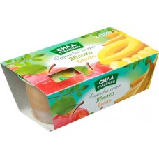 Десерт фруктовый СИЛА ТРАДИЦИИ Яблоко-банан, 2х100г в магазинах Лента