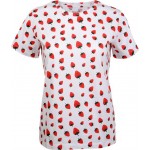 Футболка женская INWIN р. 42–54 белый/красный, Арт. SSCL2022-10 Футболка женская INWIN р. 42–54 белый/красный, Арт. SSCL2022-10