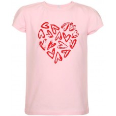 Футболка для девочки INWIN светло-розовая, Арт. FD035 в магазинах Лента
