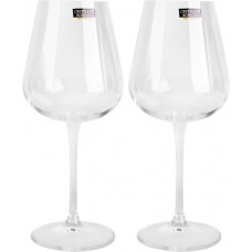 Набор бокалов для вина CRYSTALITE BOHEMIA Аrdea/Amudsen 450мл, стекло, 2 шт 43986 в магазинах Лента