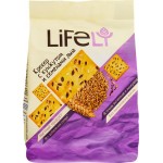 Крекер LIFELY с семенами льна и кунжутом, 180г