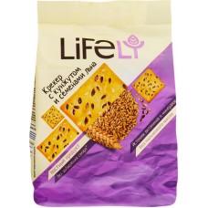 Крекер LIFELY с семенами льна и кунжутом, 180г в магазинах Лента