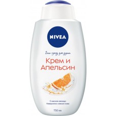 Гель-уход для душа NIVEA Крем апельсин увлажняющий, 750мл в магазинах Лента