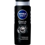 Гель для душа мужской NIVEA Сила угля, 500мл