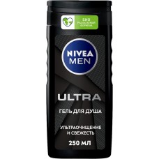 Гель для душа мужской NIVEA Ultra, 250мл в магазинах Лента