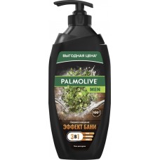 Гель для душа мужской PALMOLIVE Men Эффект бани Глубокое очищение 2в1, 750мл в магазинах Лента