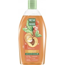 Гель для душа ЧИСТАЯ ЛИНИЯ Персик и масло миндаля смягчающий, 750мл в магазинах Лента