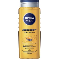 Гель для душа мужской NIVEA Men Boost, 500мл в магазинах Лента