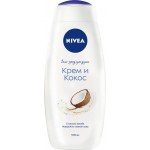 Гель для душа NIVEA Крем и кокос, увлажняющий с маслом жожоба и ароматом кокоса, 500мл Гель для душа NIVEA Крем и кокос, увлажняющий с маслом жожоба и ароматом кокоса, 500мл