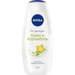 Гель для душа NIVEA Крем и карамболь, увлажняющий с алоэ вера и ароматом тропических фруктов, 500мл Гель для душа NIVEA Крем и карамболь, увлажняющий с алоэ вера и ароматом тропических фруктов, 500мл