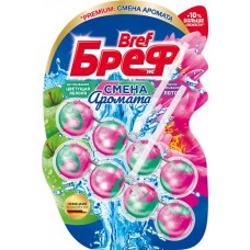 Блок для унитаза БРЕФ Perfume Switch Цветущая яблоня, лотос, 2x50г в магазинах Лента