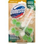 Блок для унитаза DOMESTOS Power 5 duo Свежесть зеленого чая, 100г