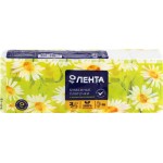 Платочки бумажные ЛЕНТА 3 слоя с ароматом ромашки, 10x10шт