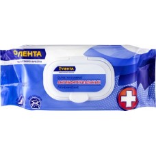 Салфетки влажные ЛЕНТА антибактериальные, 70шт в магазинах Лента