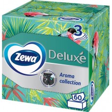 Салфетки бумажные ZEWA Deluxe Арома коллекция, 3-слоя, 60шт в магазинах Лента