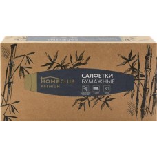 Салфетки бумажные HOMECLUB 3-слоя, 80шт в магазинах Лента