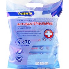 Салфетки влажные ЛЕНТА универсальные с антибактериальным эффектом, 280шт в магазинах Лента