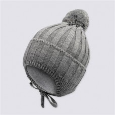 Шапка для мальчика LITTLE TIMES р. 44–48, серая, Арт. LT-W-B01 в магазинах Лента
