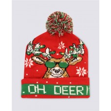 Шапка взрослая INWIN Hit с гирляндой, мультиколор, Арт. KL203 в магазинах Лента