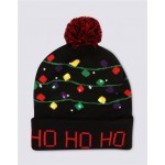 Шапка взрослая INWIN Hit с гирляндой, мультиколор, Арт. KL201 Шапка взрослая INWIN Hit с гирляндой, мультиколор, Арт. KL201
