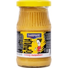 Горчица ГЛАВПРОДУКТ Слезу вышибает, 170г в магазинах Лента