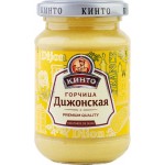 Горчица КИНТО Дижонская острая, 170мл