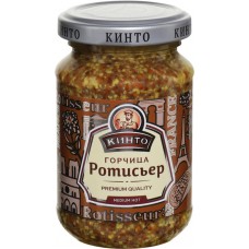 Горчица КИНТО Ротисьер средне-острая, 170мл в магазинах Лента