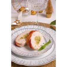 Рулетик куриный с беконом, весовой в магазинах Лента