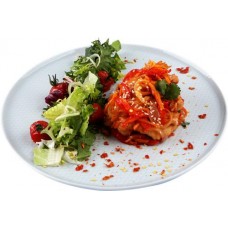 Филе куриное ЛЕНТА FRESH в кисло-сладком соусе с овощами, весовое в магазинах Лента