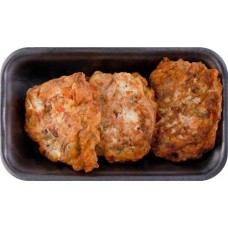 Оладьи рыбные с овощами, весовые в магазинах Лента