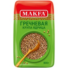 Крупа гречневая MAKFA ядрица высший сорт, 800г в магазинах Лента