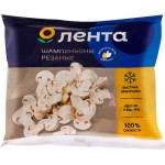 Шампиньоны замороженные ЛЕНТА резаные, 400г Шампиньоны замороженные ЛЕНТА резаные, 400г
