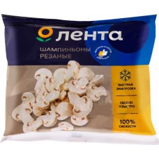 Шампиньоны замороженные ЛЕНТА резаные, 400г в магазинах Лента