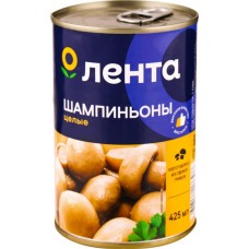 Шампиньоны ЛЕНТА целые, 425мл в магазинах Лента