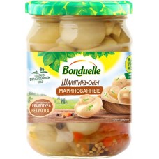 Шампиньоны маринованные BONDUELLE целые, 500мл в магазинах Лента