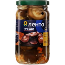 Грузди маринованные ЛЕНТА, 350мл в магазинах Лента