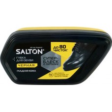 Губка для обуви из гладкой кожи SALTON Волна с норковым маслом, черная в магазинах Лента