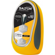 Губка для обуви из гладкой кожи SALTON с дозатором, черный в магазинах Лента