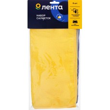 Набор мини-салфеток для автомобиля ЛЕНТА 25х25см, Арт. 221023, 6шт в магазинах Лента