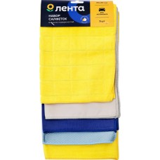 Набор салфеток для автомобиля ЛЕНТА, Арт. 107002, 5шт в магазинах Лента