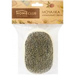 Мочалка HOMECLUB Объемный овал, лен Мочалка HOMECLUB Объемный овал, лен